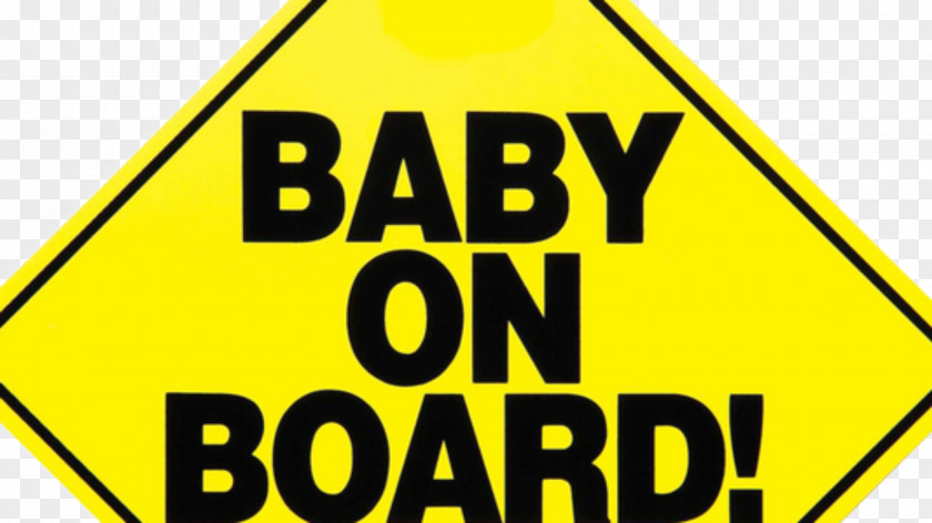 Baby On Board Sticker Infant Traffic Sign Child PNG