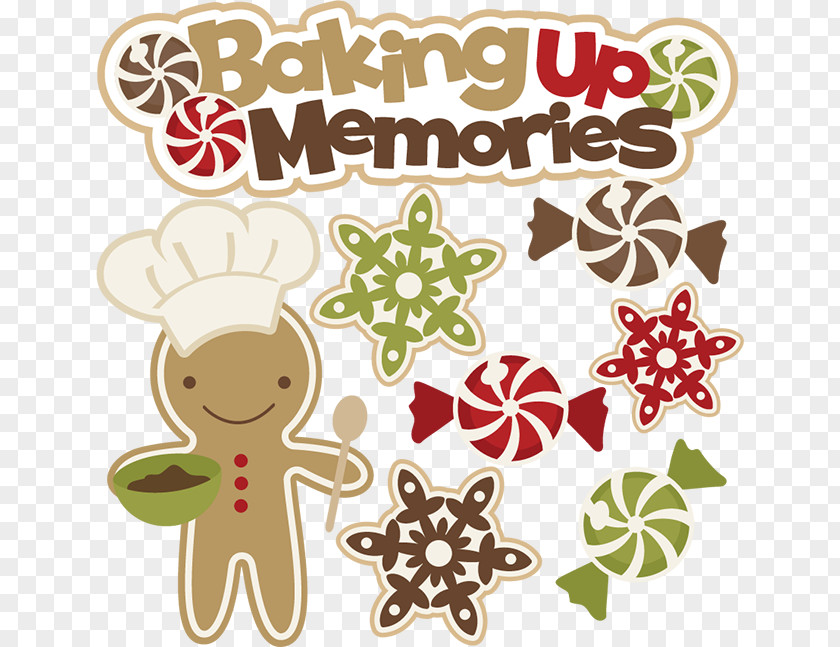 Baking Christmas Cookie Clip Art PNG