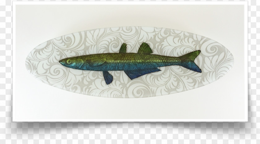 Fish Sardine Oval Damask Pattern PNG