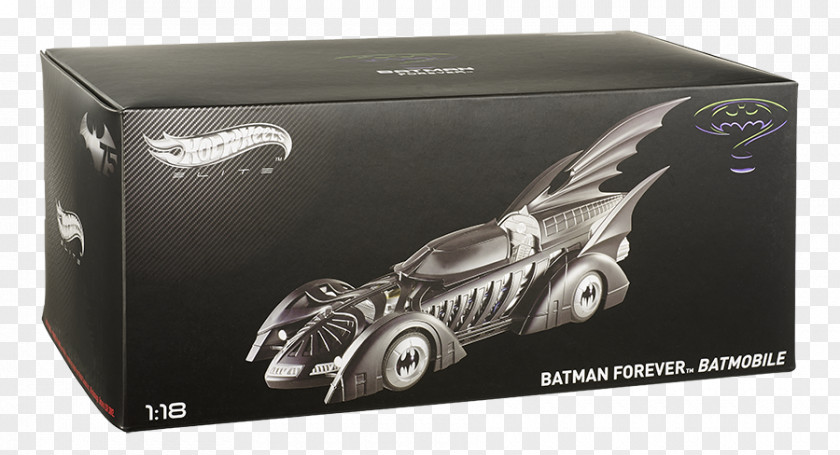 Hot Wheels Batmobile Hotwheels Elite 1:18 Scale Batman Forever 1/18 Ferrari FXX Evoluzione Blac PNG