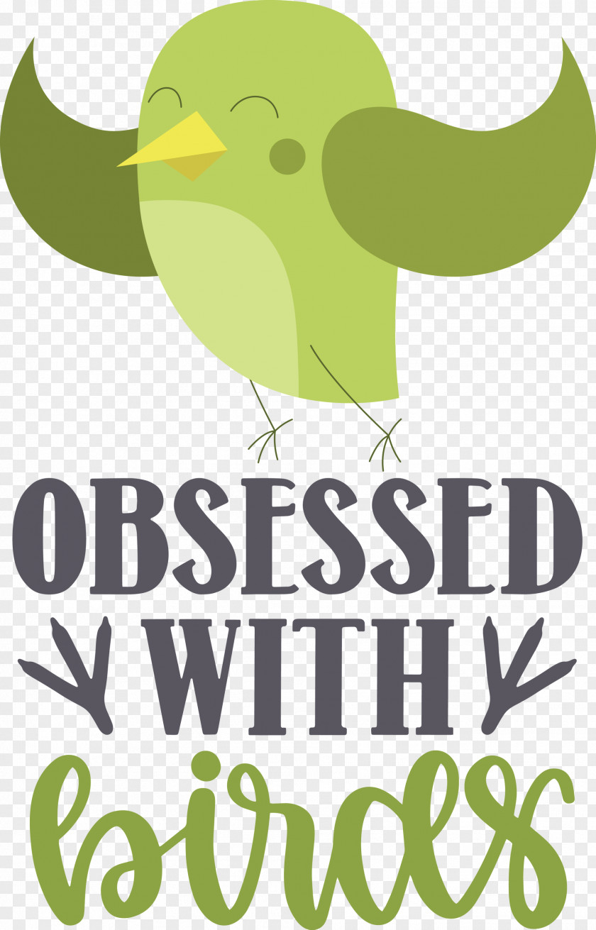 Obsessed With Birds Bird Quote PNG