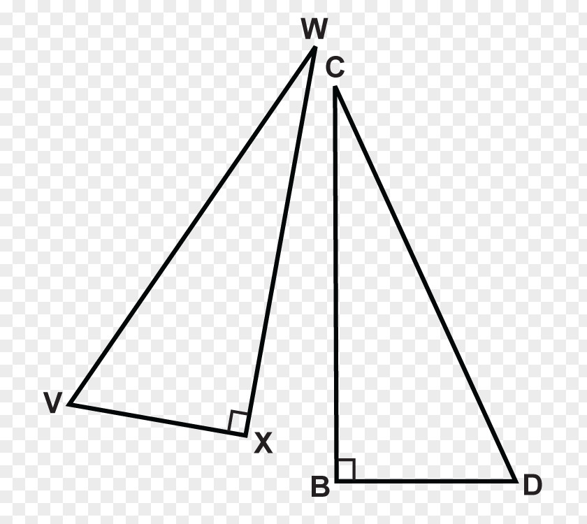 Triangle Right Congruence Perpendicular Geometry PNG