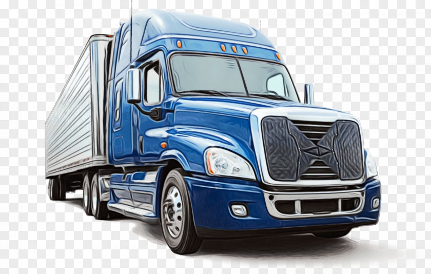 Freight Transport Car Land Vehicle Truck Trailer PNG