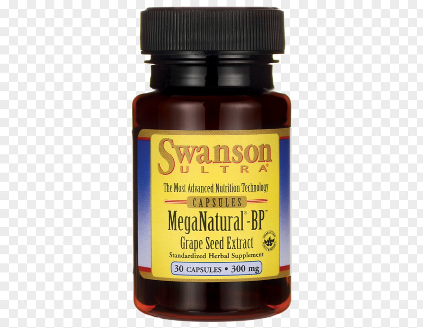 Grape Seed Extract Dietary Supplement Swanson Health Products Vitamin K2 Melatonin PNG