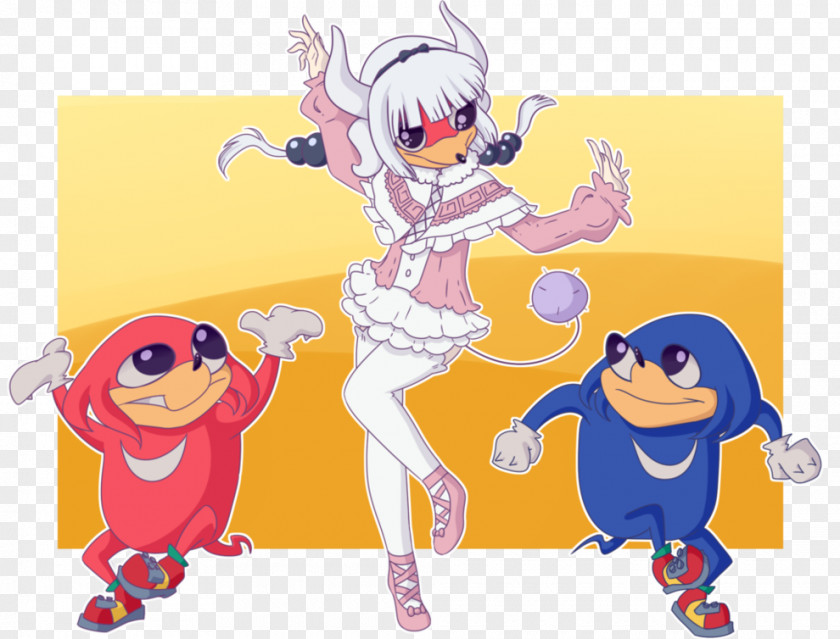 Knuckles The Echidna Queen Of Uganda VRChat Minecraft PNG