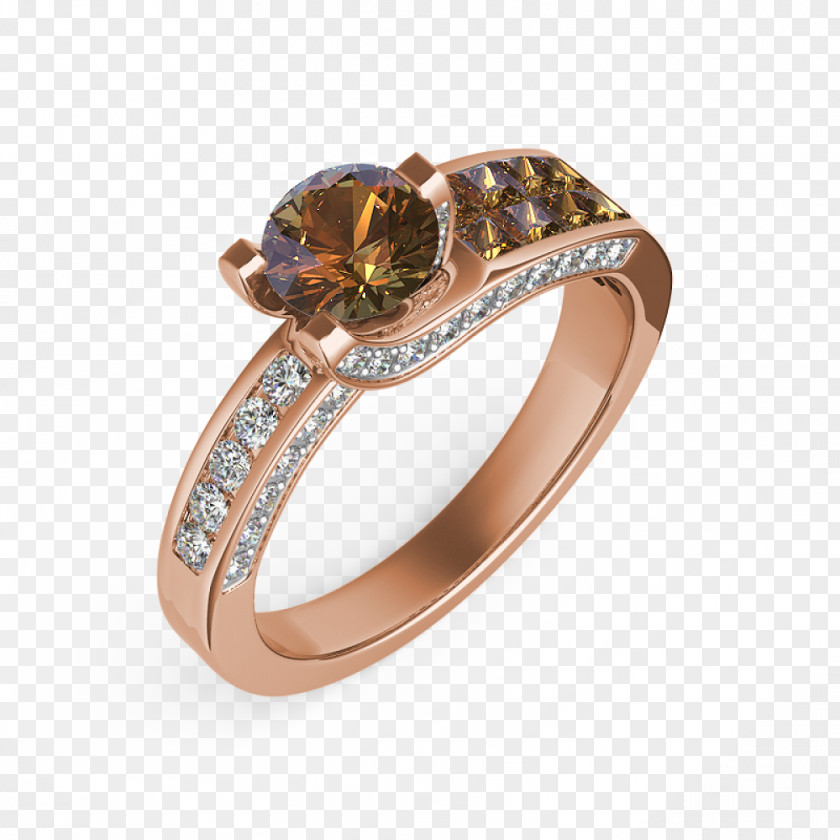 Ring Wedding Sapphire Diamond Gold PNG