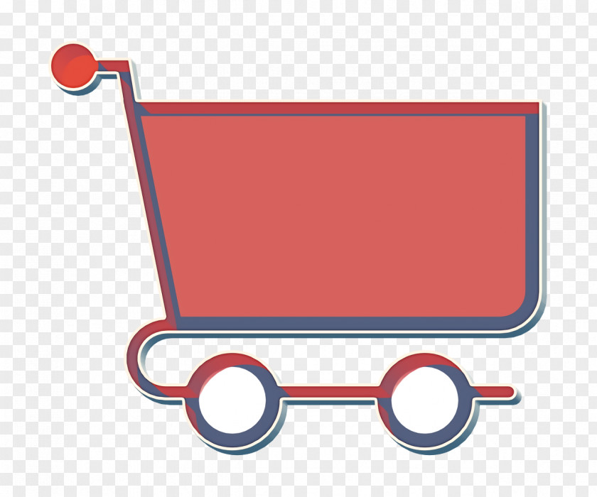 Rolling Vehicle Cart Icon Shop Business PNG