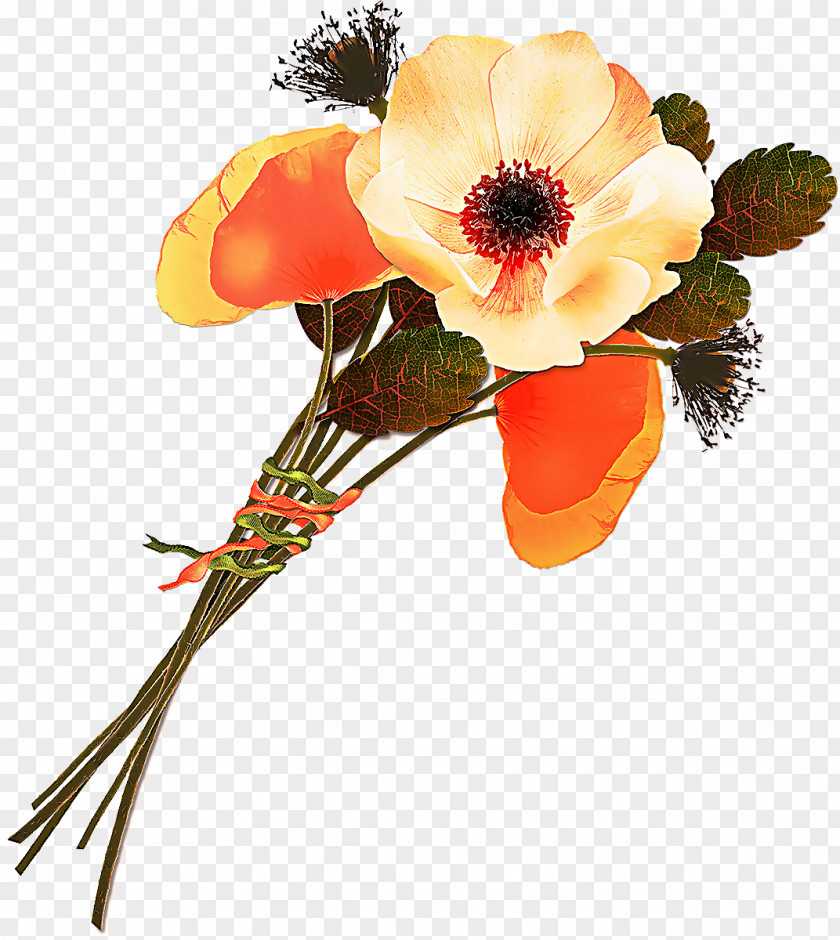 Rose Bouquet Orange PNG