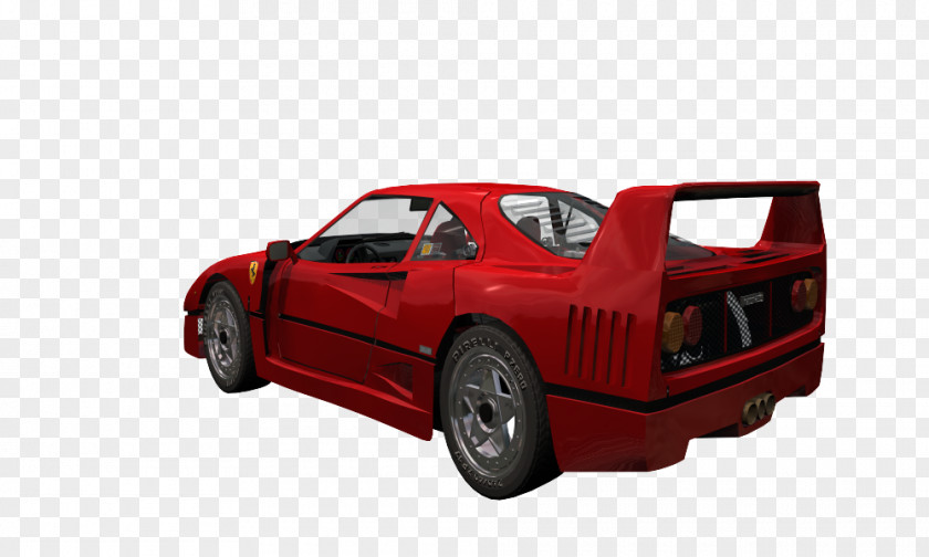 Car Ferrari F40 Model Automotive Design PNG