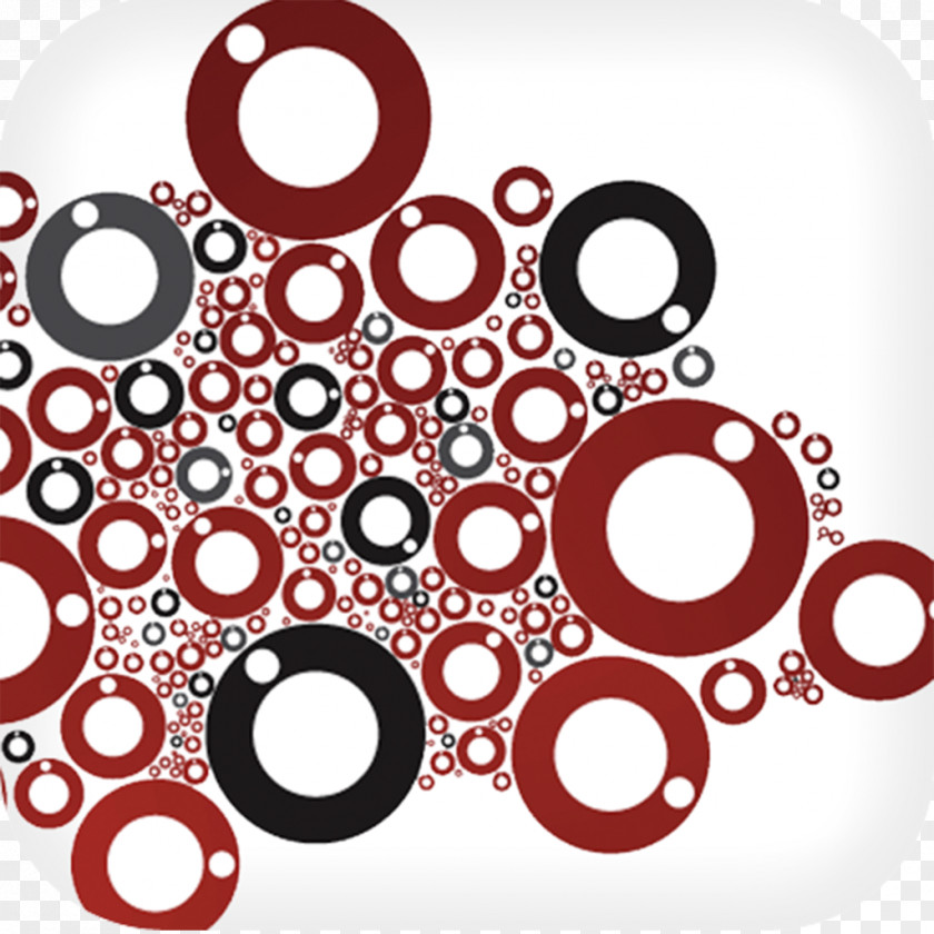 Circle Point Pattern PNG