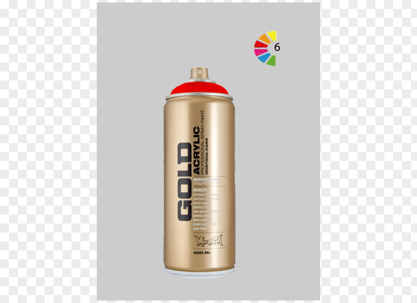 Gold Aerosol Spray Paint PNG