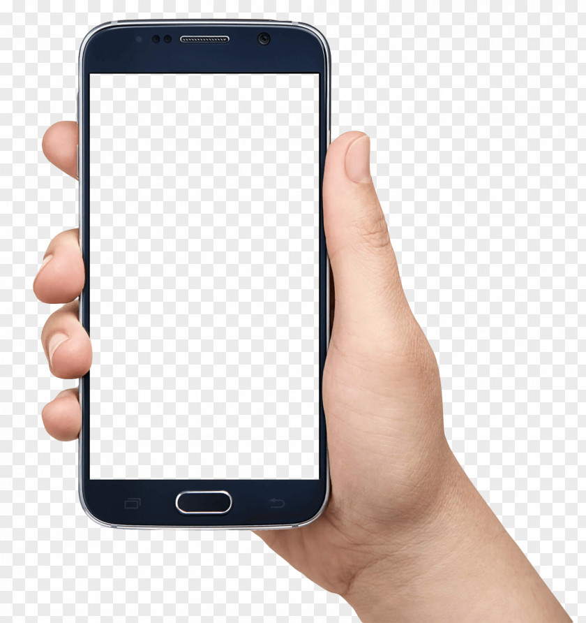 Hand Holding A Cell Phone IPhone Samsung Galaxy Smartphone PNG