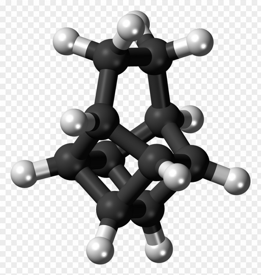 Molecule Basketane Chemistry Hydrocarbon Ball-and-stick Model PNG