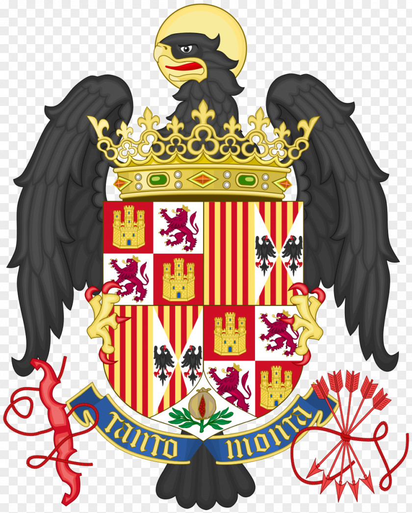 Royal House Madrid Coat Of Arms Spain Crown Castile Catholic Monarchs PNG