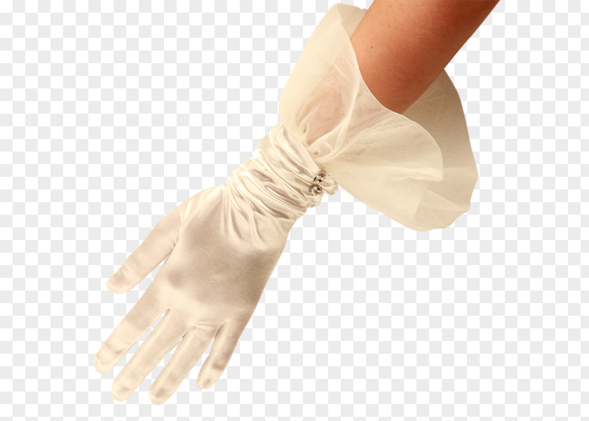 Satin Evening Glove Sleeve Wrist PNG
