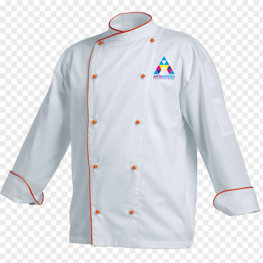T-shirt Chef's Uniform Long-sleeved Jacket PNG