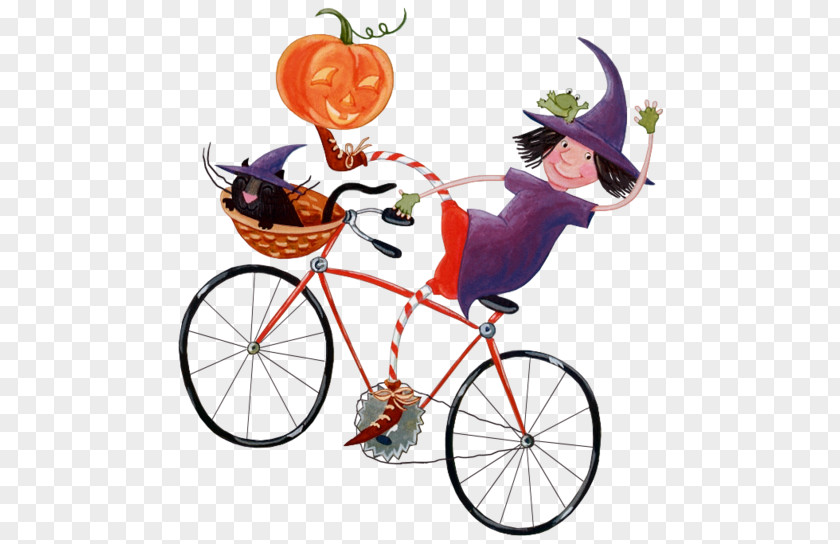 The Witch Riding A Bike Halloween Message Boszorkxe1ny Orkut PNG
