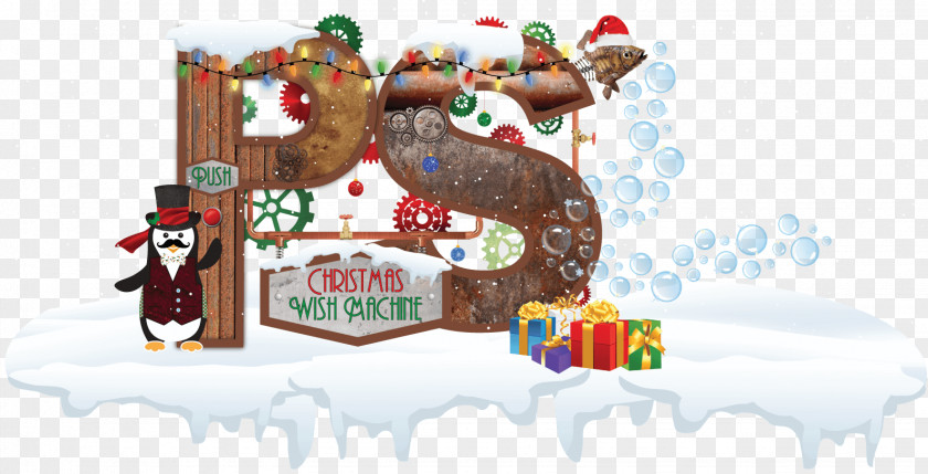 Christmas Gingerbread House Lebkuchen Ornament PNG