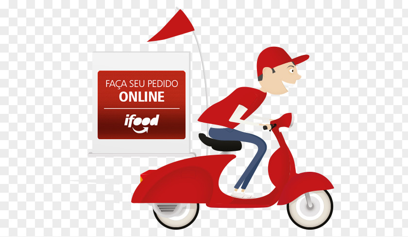 Food Delivery Pizza Motorcycle Clip Art PNG