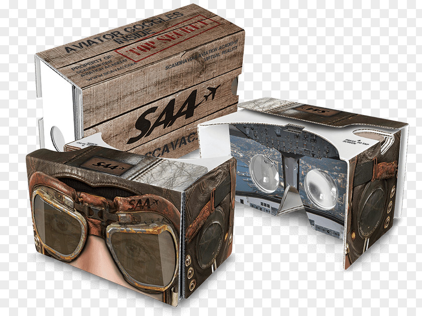 Google Cardboard Virtual Reality Headset PNG