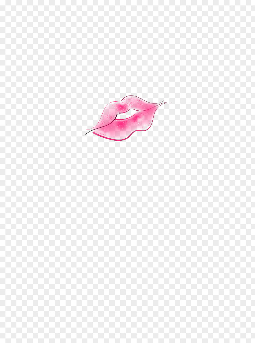 Kiss Pink Magenta Purple Lilac Petal PNG