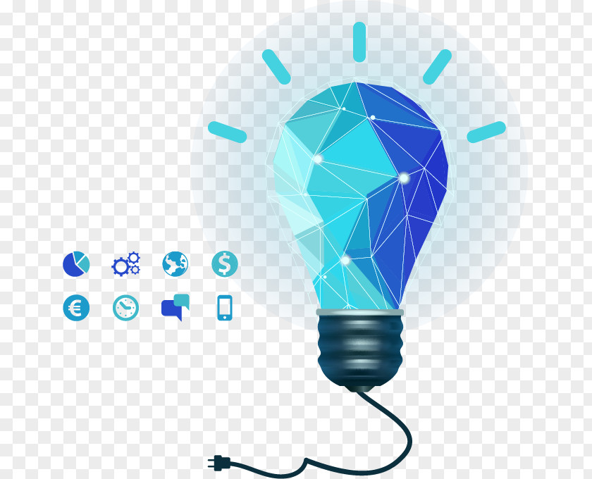 Light Incandescent Bulb Graphic Design PNG