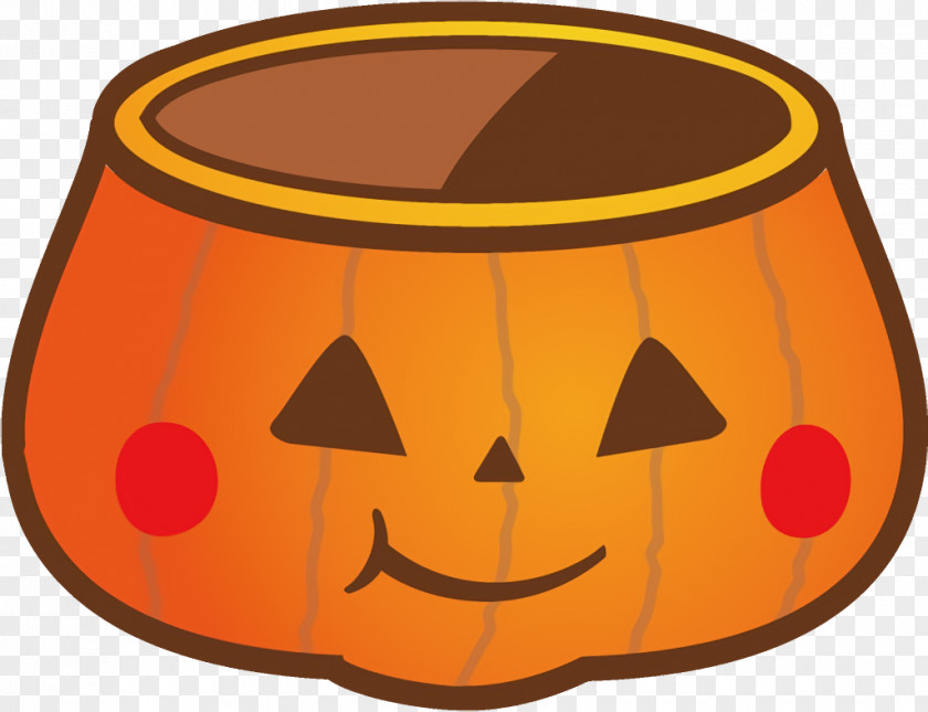 Plant Smile Jack-o-Lantern Halloween Carved Pumpkin PNG