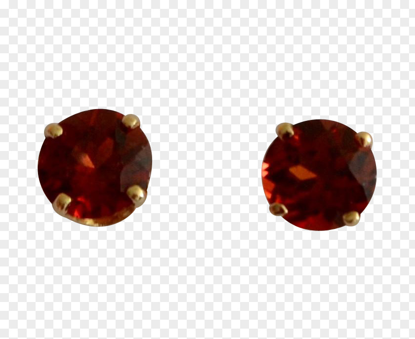 Ruby Earring Body Jewellery Maroon PNG