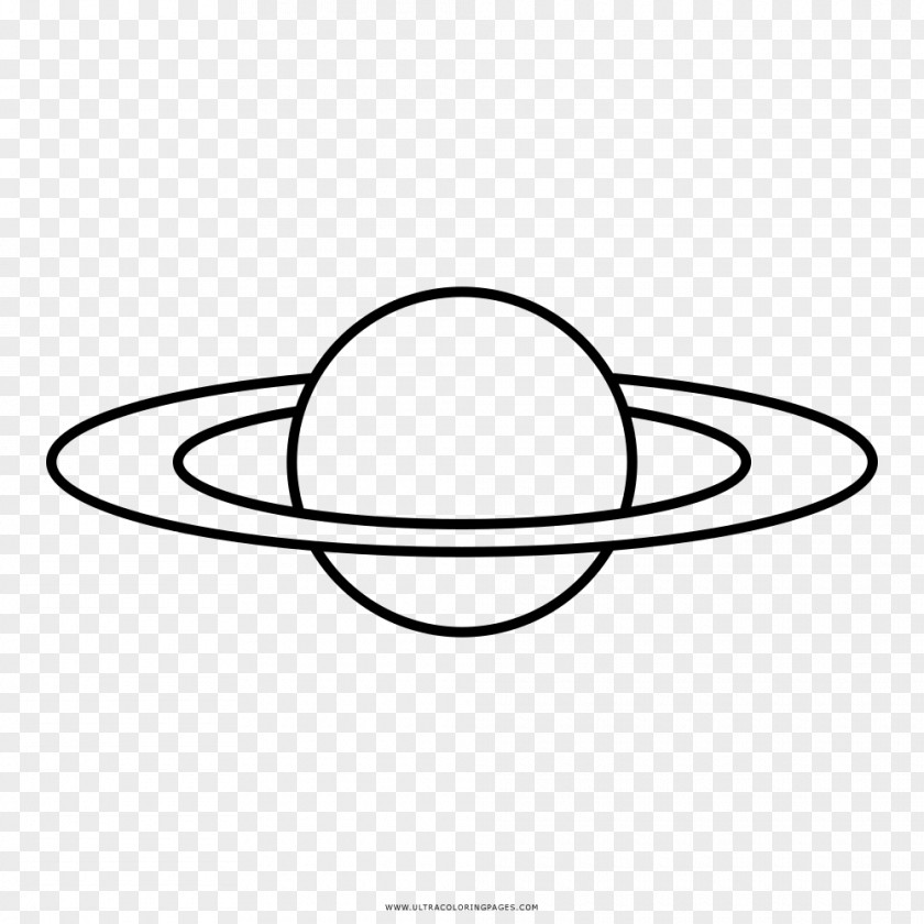 Saturn Coloring Book Drawing Planet PNG