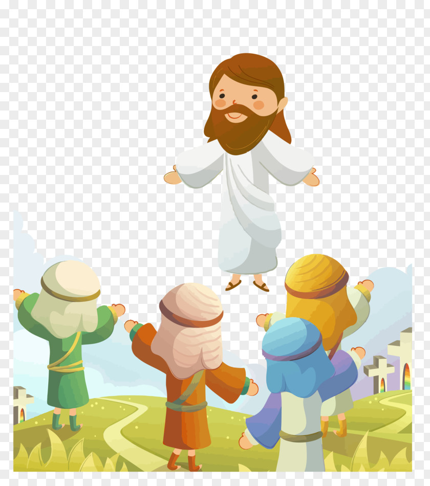 Accepting Christ Resurrection Of Jesus Christianity Teaching About Little Children Bible PNG