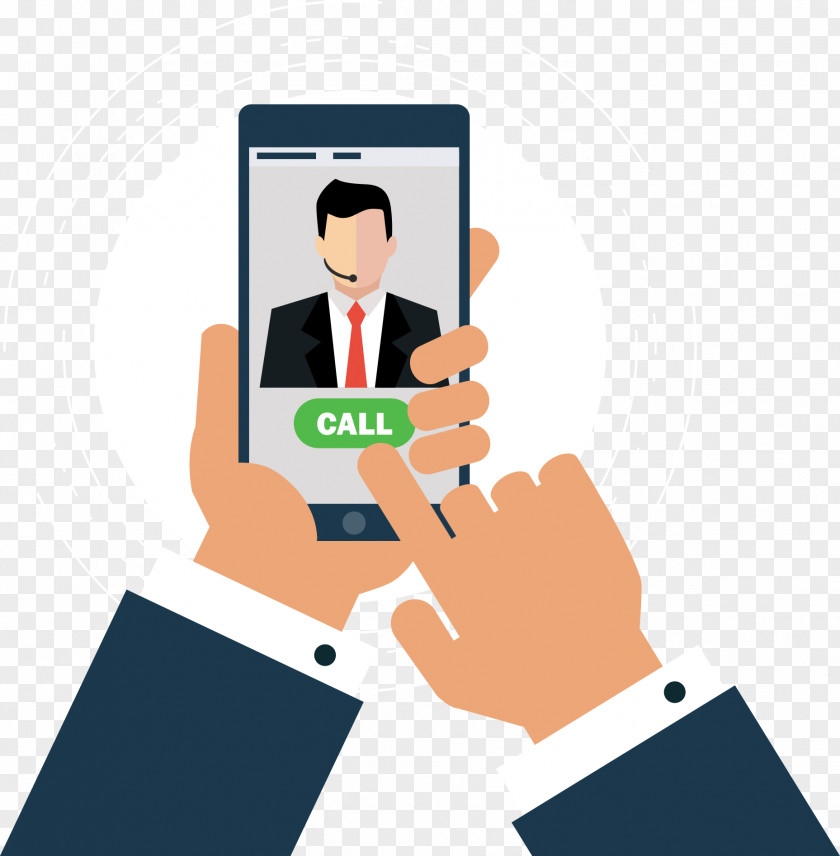 Click On The Phone Screen Gesture Jio Telephone Call Card Smartphone Telecommunication PNG