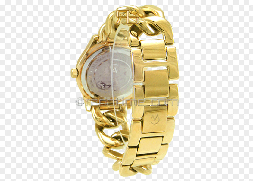 Gold Watch Strap Silver PNG