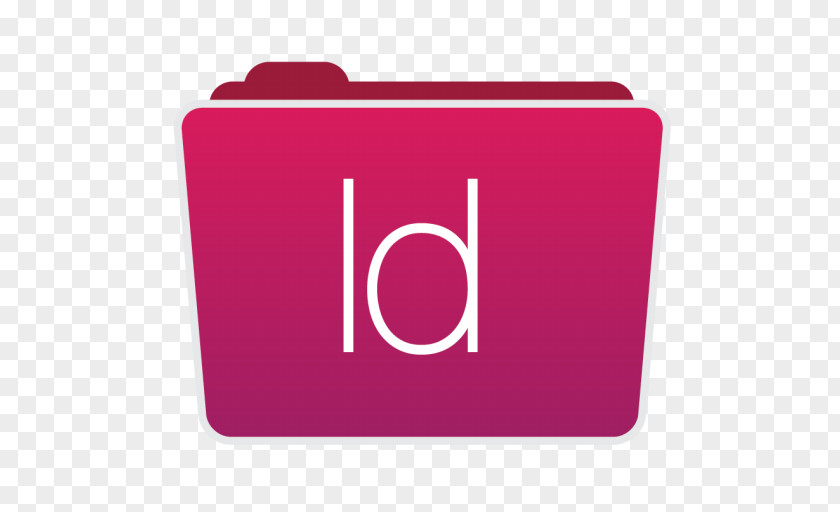 Indesign Folder Pink Brand Rectangle PNG
