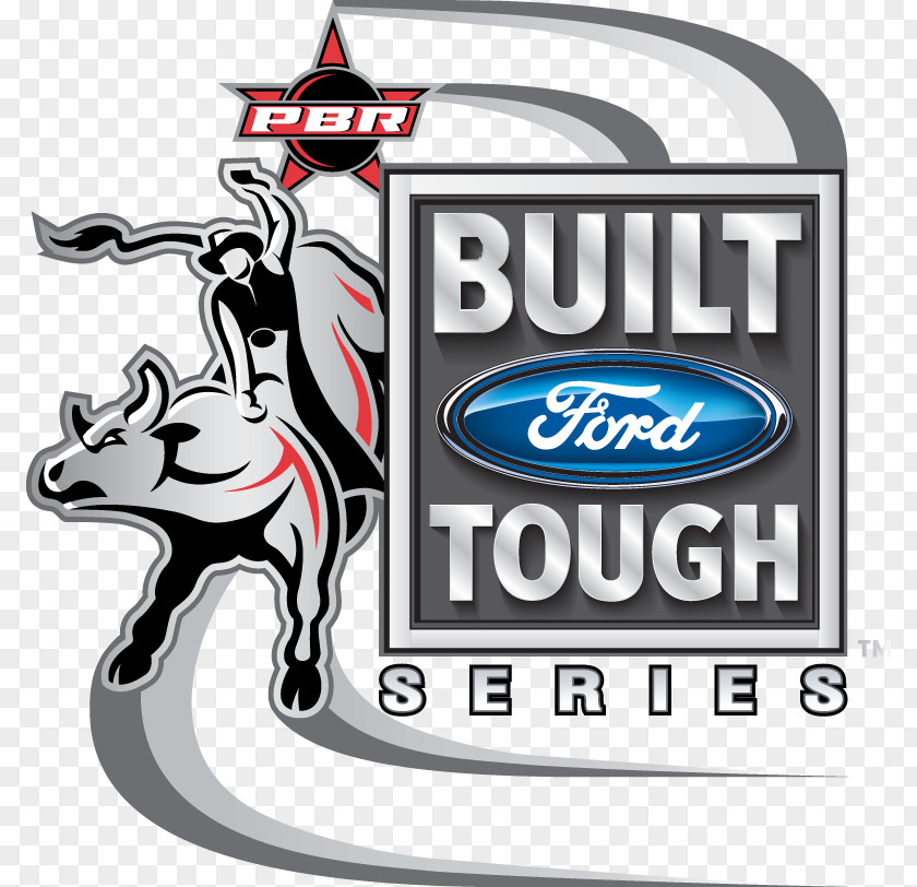 PBR Bull Riding Built Ford Tough Series Professional Riders Rodeo Logo PNG