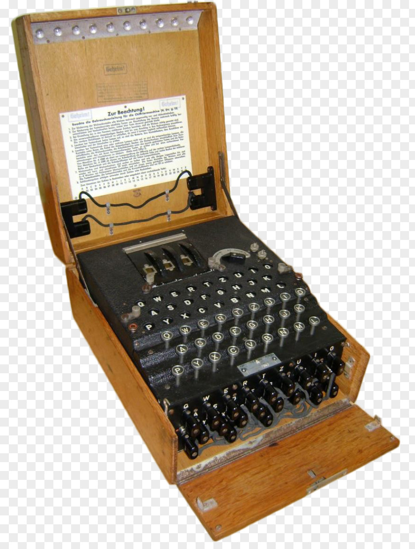 Colossus Enigma Machine Wehrmacht German Army Enigma-M4 Rotor Details PNG