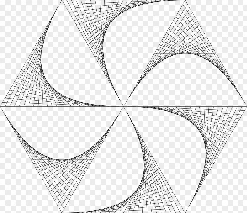 Geometric Stitching Line Symmetry Angle Pattern PNG