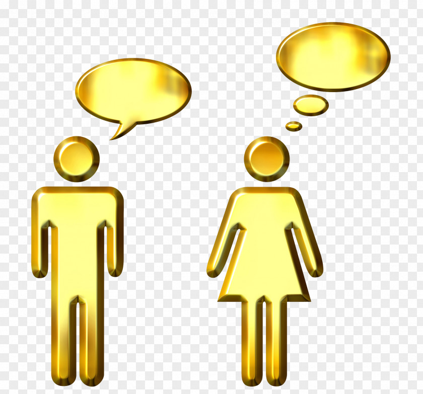 Golden Men And Women Stock Photography Royalty-free Female Illustration PNG