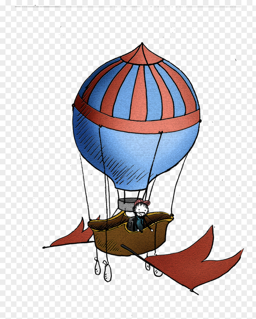 Gouache Hot Air Balloon Adventure Tourism PNG
