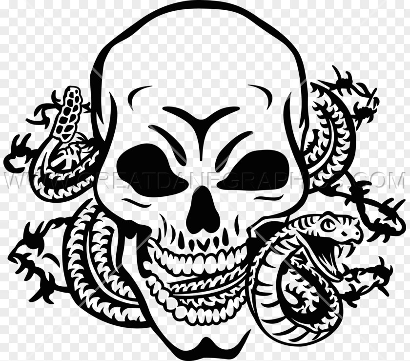 Skull Snake Skeleton Clip Art PNG