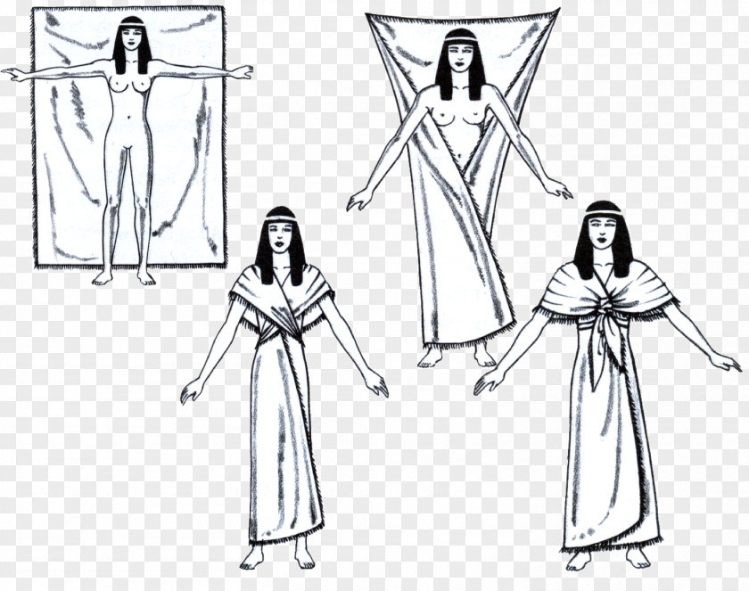 Wedding Headdress Ancient Egypt Greece Tunic History Clothing PNG