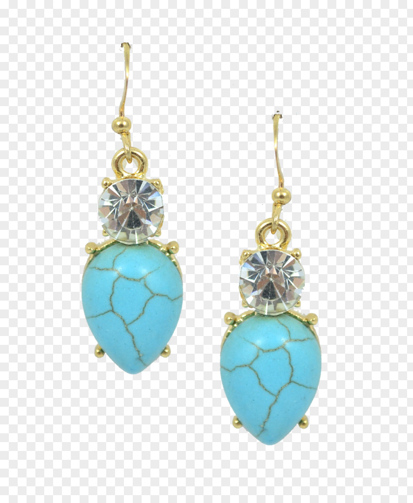 Boho Style Turquoise Earring Body Jewellery PNG