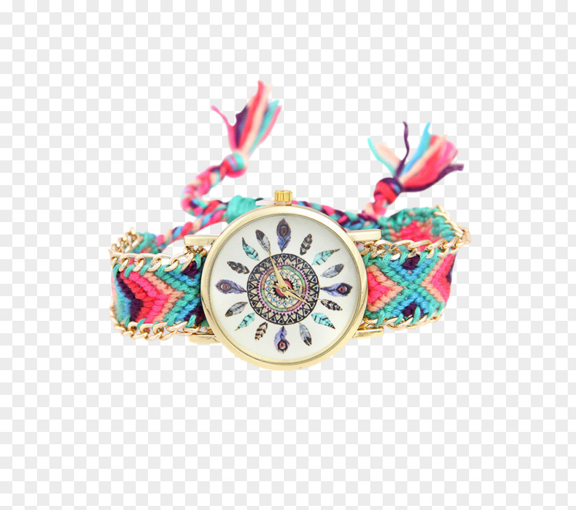 Feather Pattern Clothing Accessories Watch Jewellery Dial Turquoise PNG