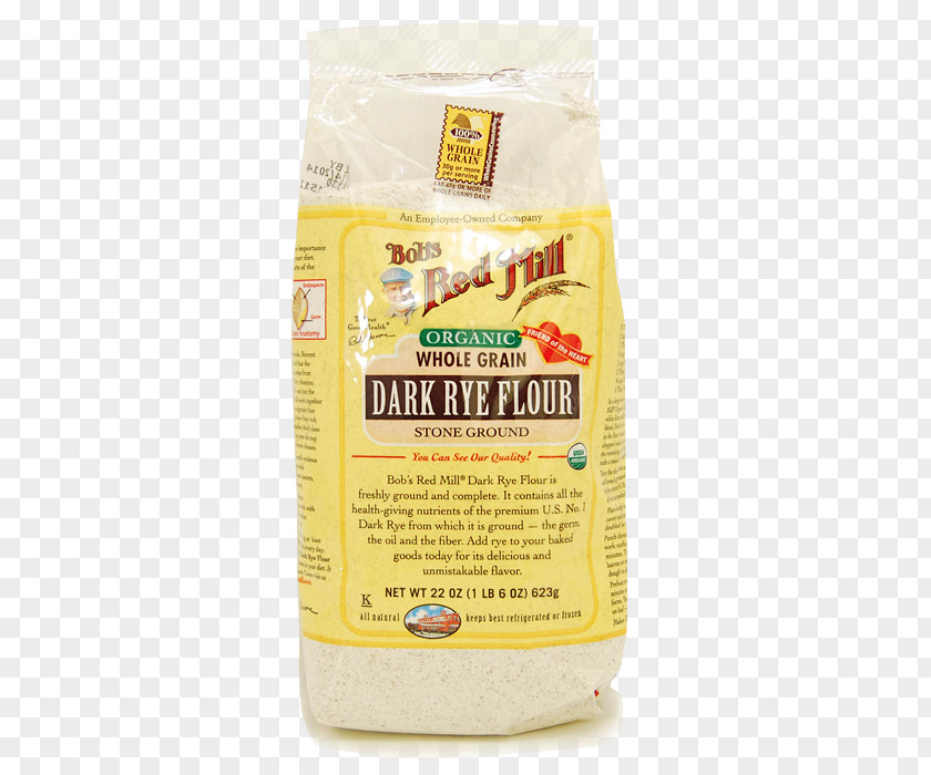 Flour Organic Food Bob's Red Mill Dark Rye Whole Grain PNG