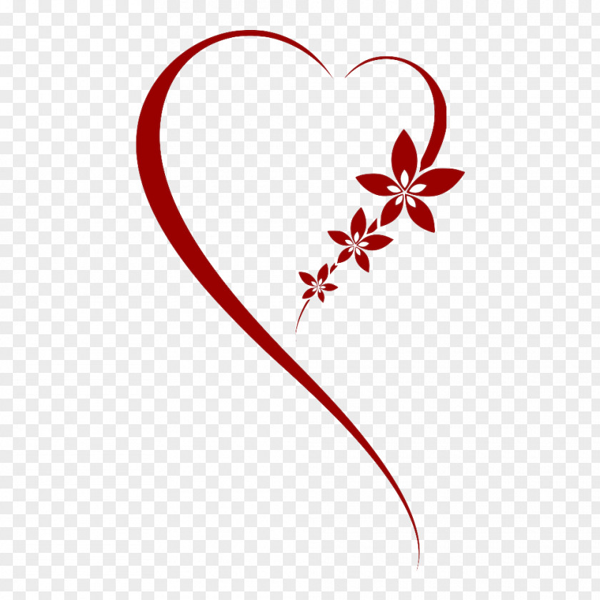 HEART FLOWER Heart Clip Art PNG