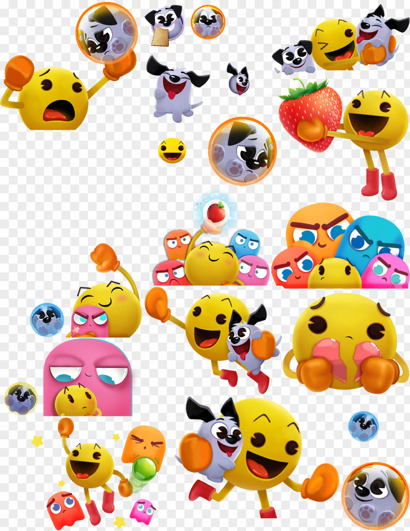 Pac Man Emoticon Smiley Clip Art PNG
