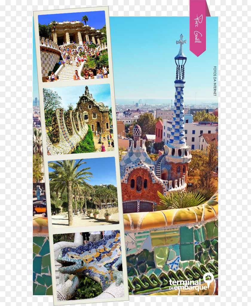 Park Guell Barcelona Güell Amusement Tourism Retail Travel PNG