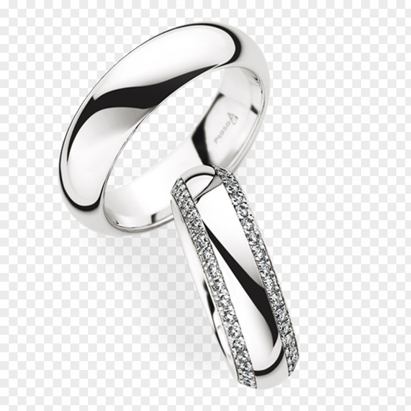 Ring Wedding Silver Brilliant Jewellery PNG