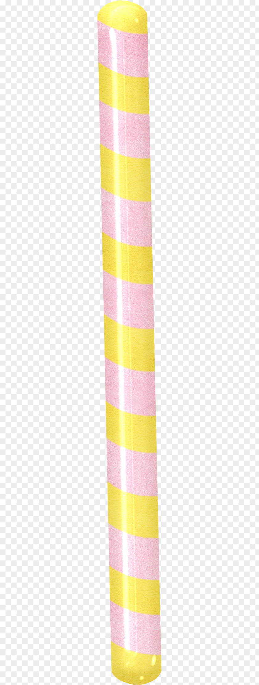 Sugar Stick Yellow Pattern PNG