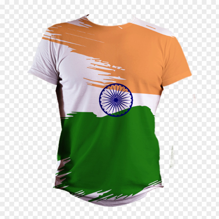 Tshirt T-shirt Flag Of India Indian Independence Day Movement PNG