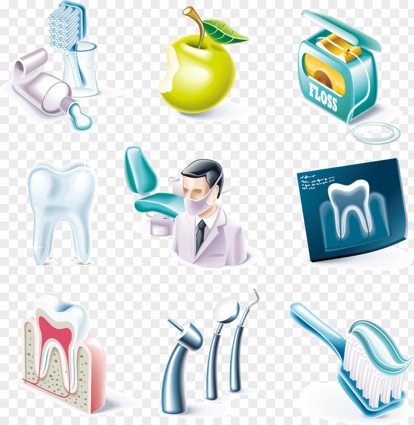 Vector Toothpaste Dentistry Tooth Dental Instruments PNG